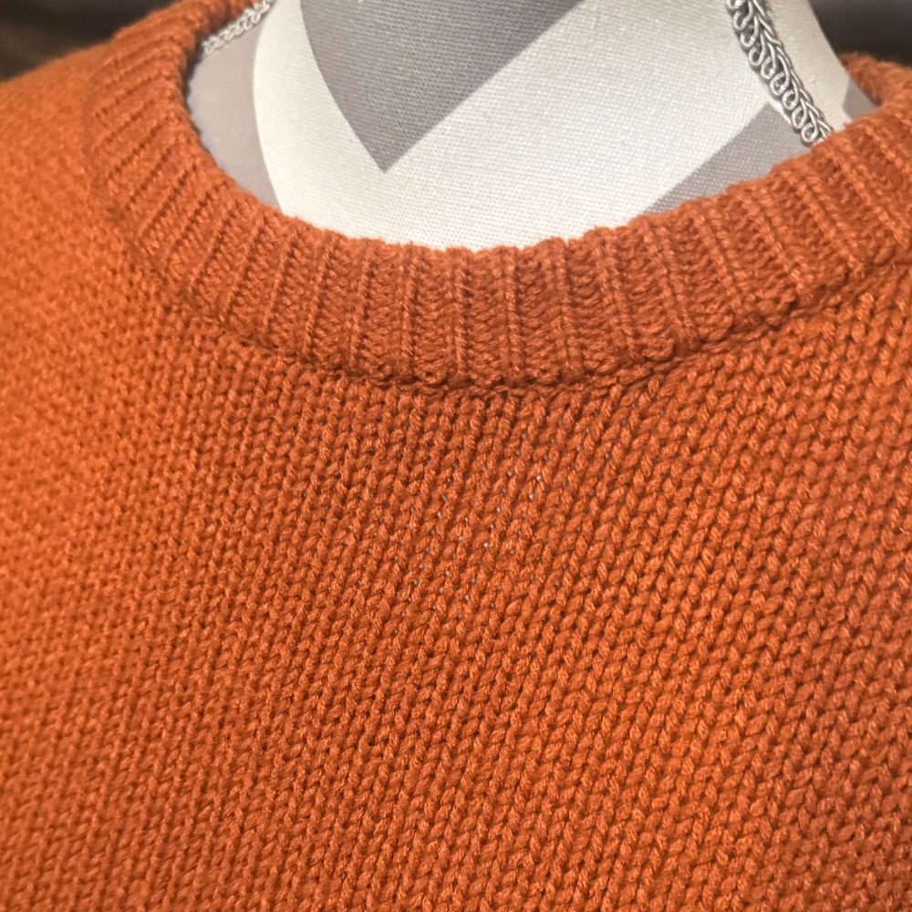 Kirundo Orange and Black Striped Sweater Size Large - Picture 3 of 10